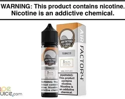 TOBACCO BY AIR FACTORY 60ML - Vapejuice