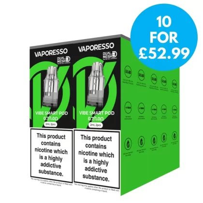 Box of 10 – Vaporesso Vibe Replacement Pods 2ml - Vape Co