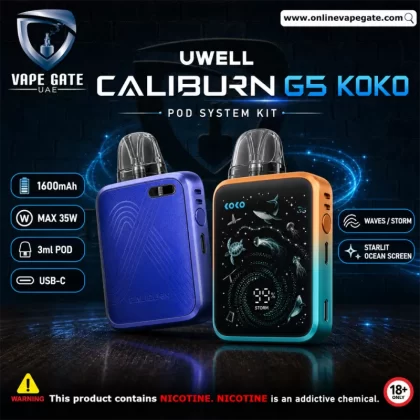 Caliburn G5 Koko Pod System Kit 1600mAh - Ocean Flame