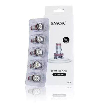 SMOK RPM 2 Series Coils - 5 Pack; 0.6 Ohm Dual Coil MTL, 0.16 Ohm Mesh