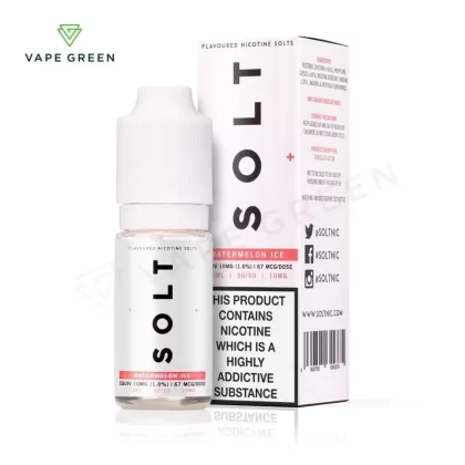 Watermelon Ice Nic Salt E-Liquid by SOLT