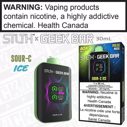 Sour-C Ice STLTH X GEEK BAR 30mL