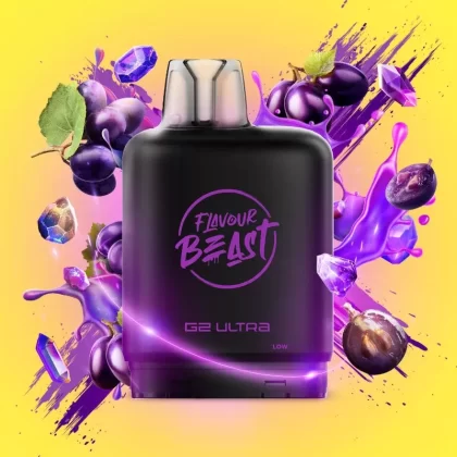 Level X G2 Ultra Flavour Beast Gushin Series Pods – Grape, 50K Puffs