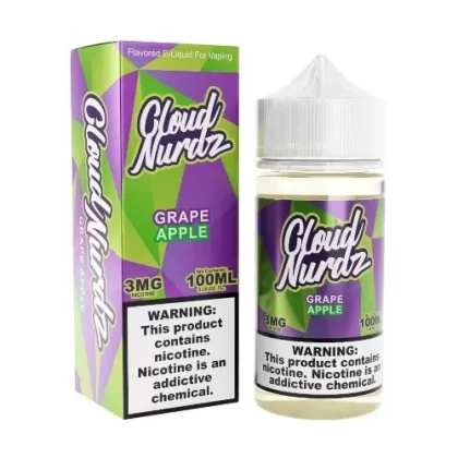 Cloud Nurdz E-Liquid – Grape Apple 100ml