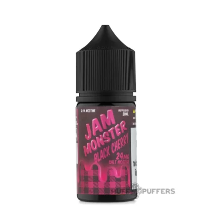Jam Monster Salt – Black Cherry 30mL - Vape Product, Vape Product