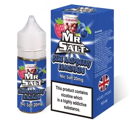 Mr Salt Blue Raspberry Lemonade Nic Salt E-Liquid - 10mg