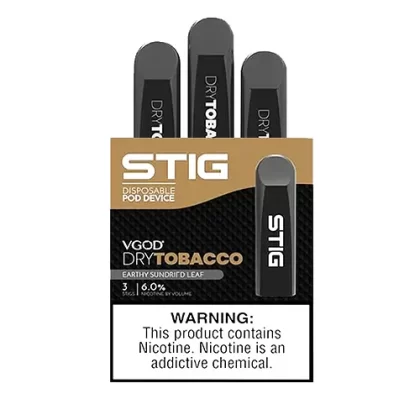 VGOD Dry Tobacco Disposable Pod – Pack of 3 by VGOD STIG