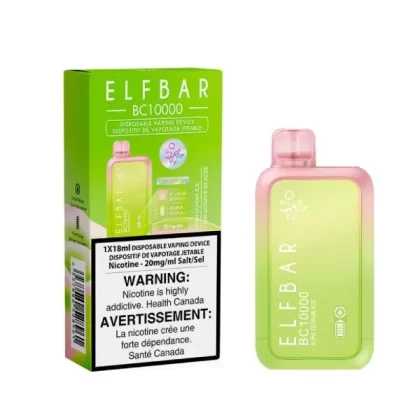 Elf Bar BC10000 Disposable Vape – Kiwi Guava Ice – 10000 Puffs