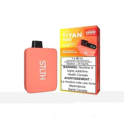 STLTH TITAN PRO DISPOSABLE – PEACH BANANA ICE
