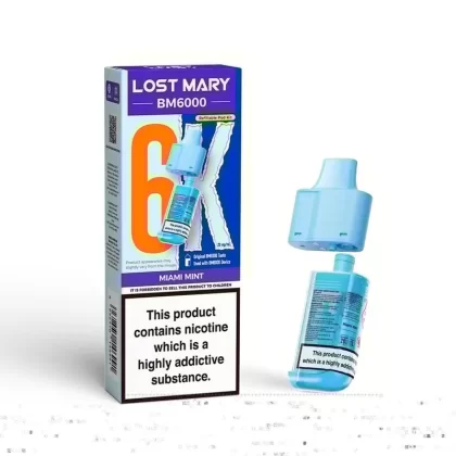 Lost Mary BM6000 Miami Mint Pods