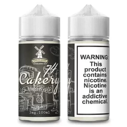 74 Cakery - Blueberry E Liquid by E&B Flavor - 3 mg - 60 ml