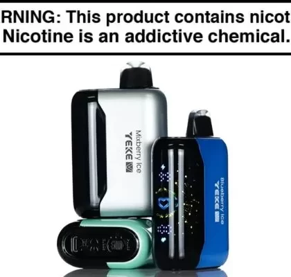 Plus X 25K Puffs Disposable Vape – 25,000 Puffs - Blue Razz Ice, Blueberry Ice (276A29)