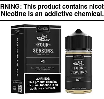RCT BY FOUR SEASONS BLACK LABEL 60ML - Vapejuice