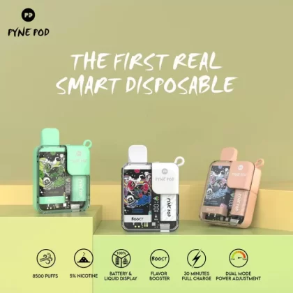Pyne Pod BOOST 8500 Disposable Device – 8500 Puffs - Cool Mint