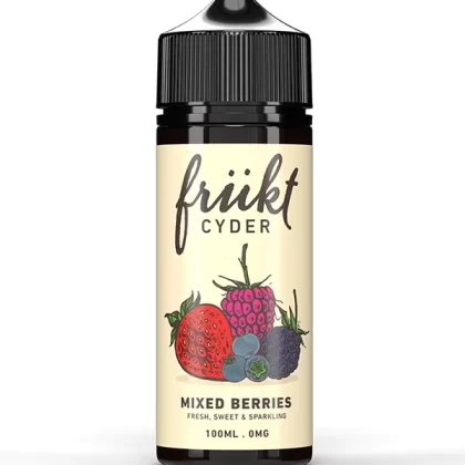 Frukt Cyder Mixed Berries 120ml E Liquid - 0mg