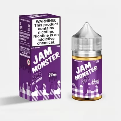 Grape SALT – Jam Monster – 30mL – Buttery Jam Salt Nic - Uwinvapeaustralia