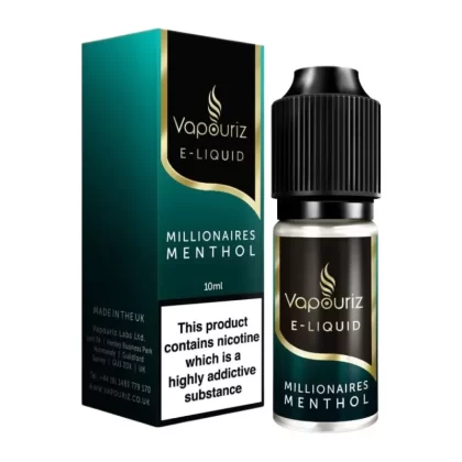 Millionaires Menthol E-Liquid by Vapouriz (10ml) - 12mg