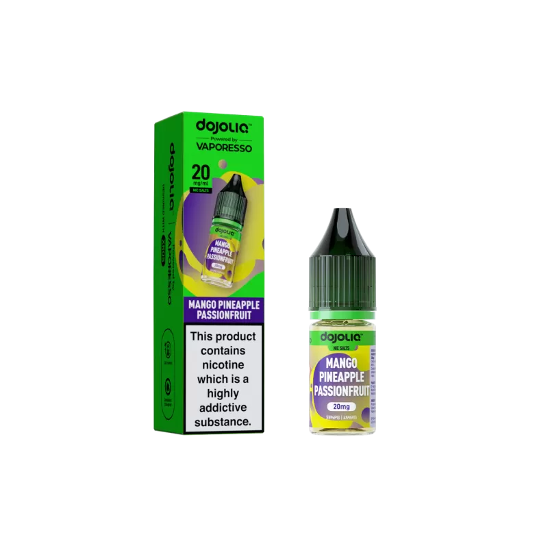 DojoLiq Mango Pineapple Passionfruit 10ml Nic Salt E-Liquid by Vaporesso - 10mg - Image 2