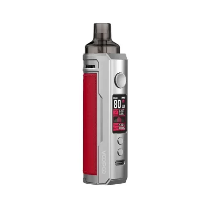 Voopoo Drag X Pod Mod Kit - Choose#Silver & Red>Silver & Blue>Silver & Dark Grey>Silver & White>PnP-VM1 0.3ohm Coil>PnP-VM6 0.15ohm CoilYes>No