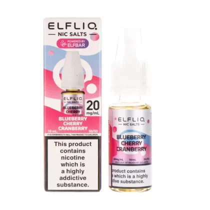 Blueberry Cherry Cranberry Nic Salt E-Liquid by Elf Bar ELFLIQ - 5mg