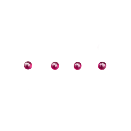 5mm Ruby Beads – 4 Beads by VGoodiEZ