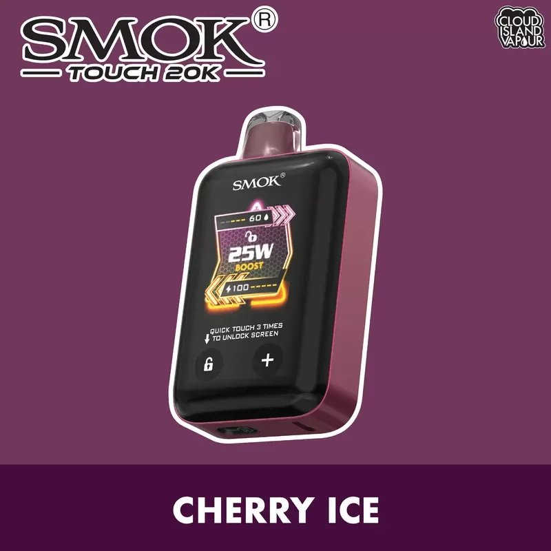 SMOK TOUCH 20K Disposable Vape – Cherry Ice