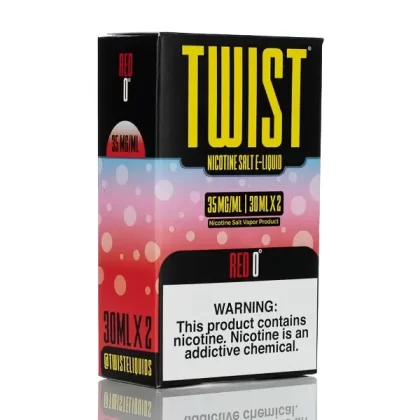 Twist Salt E-Liquid - Red 0°- 60ml - 50mg