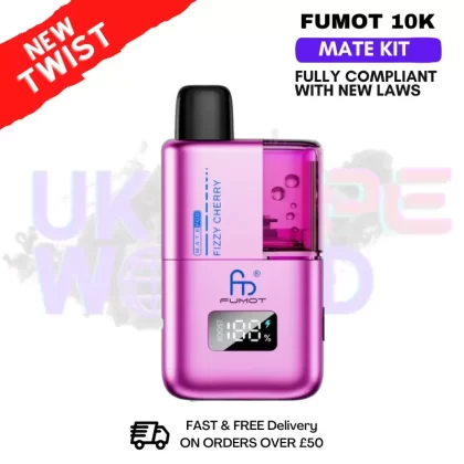 Fizzy Cherry Fumot Mate 10K Puff Prefilled Pod Kit