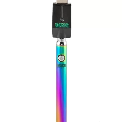 Ooze Slim Twist Variable Voltage Vape Pen Battery - Color#Black>Blue>Gold>Green>Orange>Pink>Purple>Rainbow>Rasta>Red>Rose Gold>Silver>Teal>White>Yellow