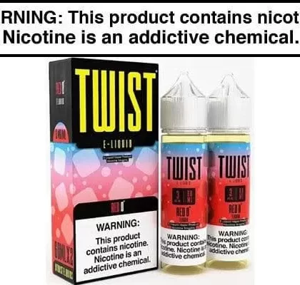 RED 0 BY TWIST E LIQUID 120ML - Vapejuice