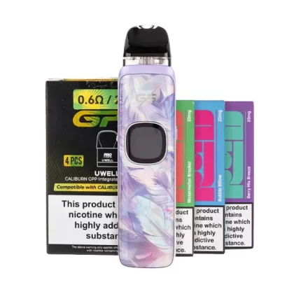 Uwell Caliburn G5 Pod Kit Bundle - Navy Ripples / 0.6ohm