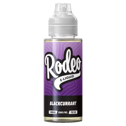 Rodeo Blackcurrant Short Fill - 100ml - NIC SHOTS (FREE)
