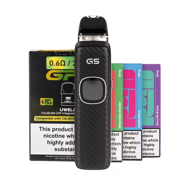 Uwell Caliburn G5 Pod Kit Bundle - Navy Ripples / 0.6ohm - Image 2