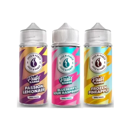 Power Fruit Range 100ml Shortfill E Liquid