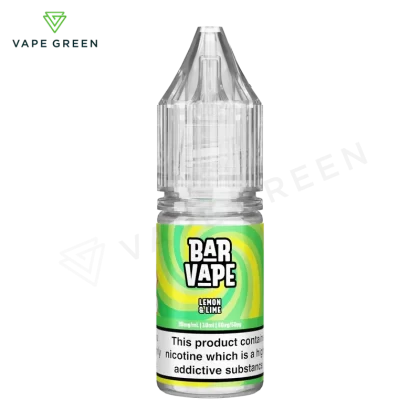 Lemon & Lime Nic Salt E-Liquid by Bar Vape - Eliquidsupply