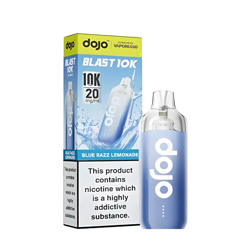 Vaporesso Dojo Blast 10K Pod Vape Kit - Black Grape, Blue Razz Lemonade - Image 2