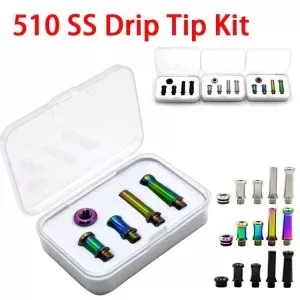 510 stainless steel Drip Tip Kit