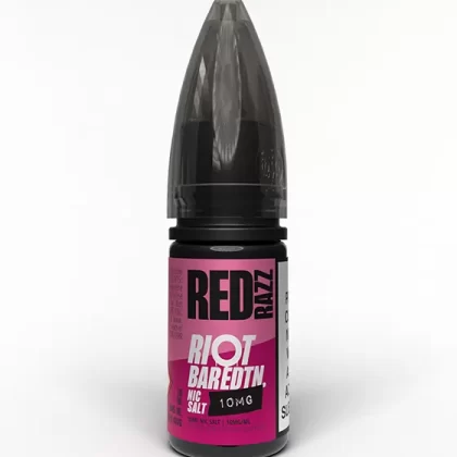 Red Razz Nic Salt E-Liquid - Riot Bar Edition - 5mg - PG 60%