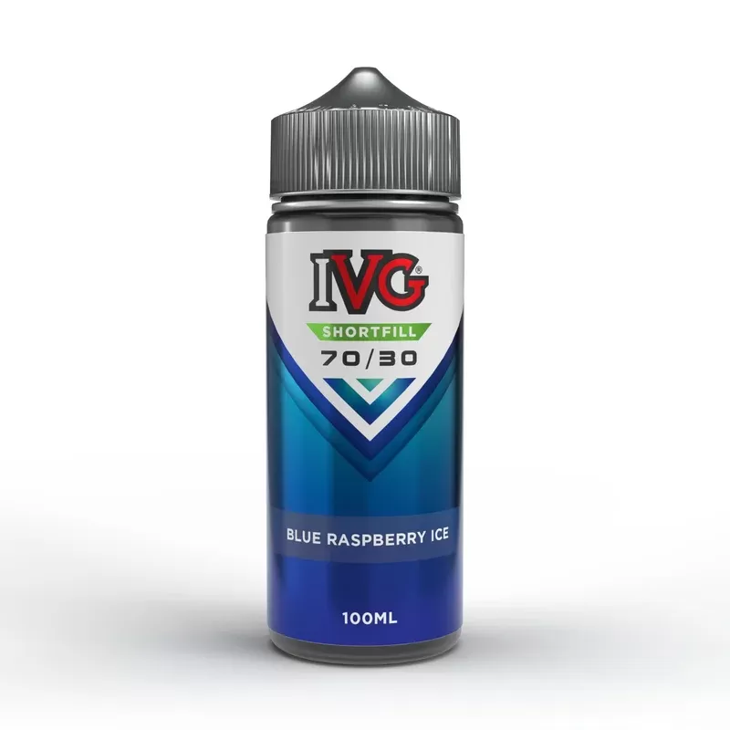 IVG BLUE RASPBERRY ICE 70/30 100ML SHORTFILL E-LIQUID
