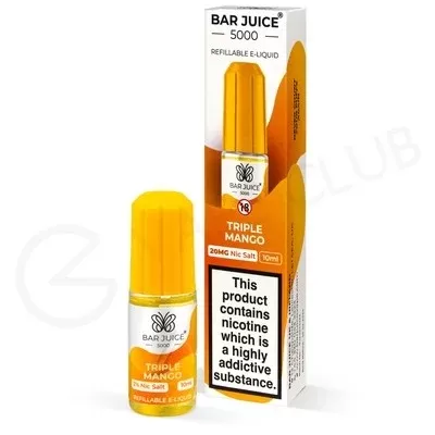 Triple Mango Nic Salt E-Liquid by Bar Juice 5000 - Ecigpremium