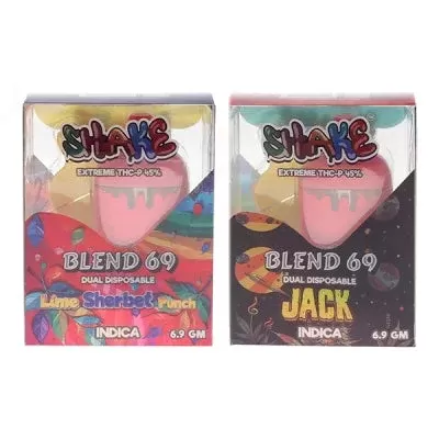 Shake Blend 69 Switch Extreme THC-P Dual Disposable 6.9 G - Pod_flavor#Choose an Option...>Caribbean Punch X Lime Sherbet Punch>Guava Gelato X Purple Urkle>Lime Sherbet Punch X Jack>Limoncel (D75601)