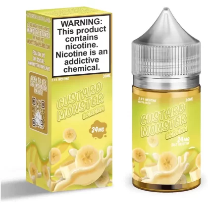 Custard Monster Salt Nic Premium E-Liquid 30ml - Blackberry Custard / 24mg