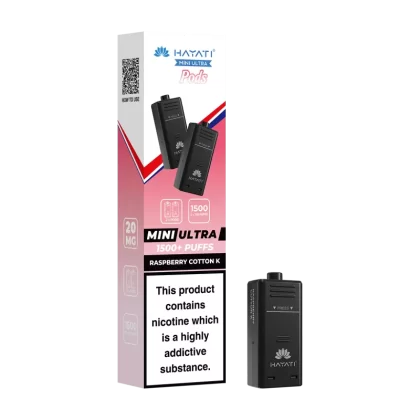 Raspberry Cotton K Hayati Mini Ultra Refill Pack - 20mg - Vape Product