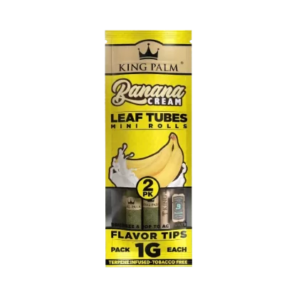 King Palm 2 Mini Rolls – Banana Cream - Vape Store