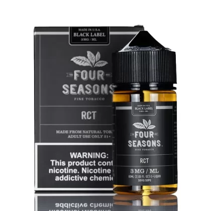 Four Seasons E-liquids - Black Label - RCT - 60ml - 3mg