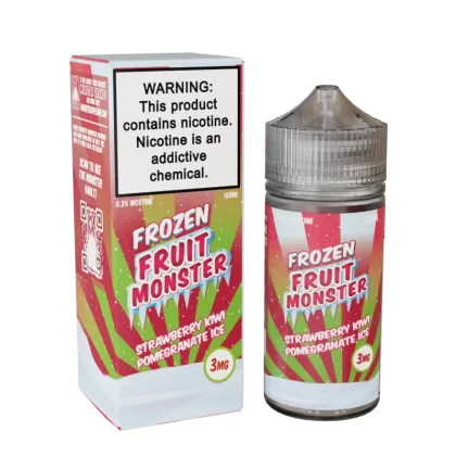 Frozen Fruit Monster - Strawberry Kiwi Pomegranate Ice - 100ML E-Liquid - 3MG