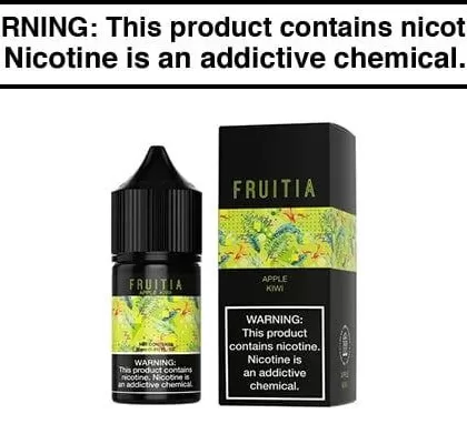 APPLE KIWI BY FRUITIA SALTS 30ML - Vapejuice
