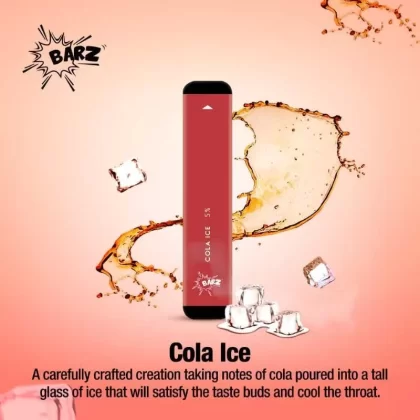 Barz Cola Ice Disposable – 300 Puffs - Vapexotic In
