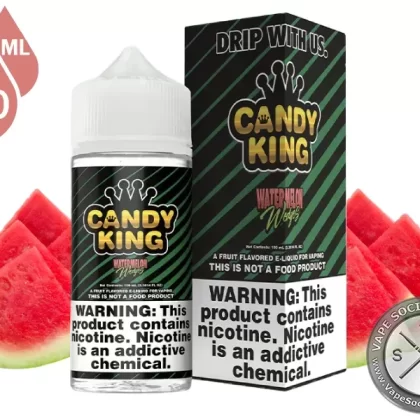 Watermelon Wedges Candy King 100ml - Vape Product, Vape Product