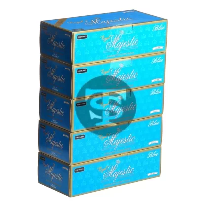 Royal Majestic Filter Tubes 100 mm Blue (Light) 5 Cartons of 200